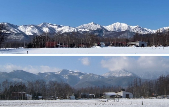 日高山脈3月